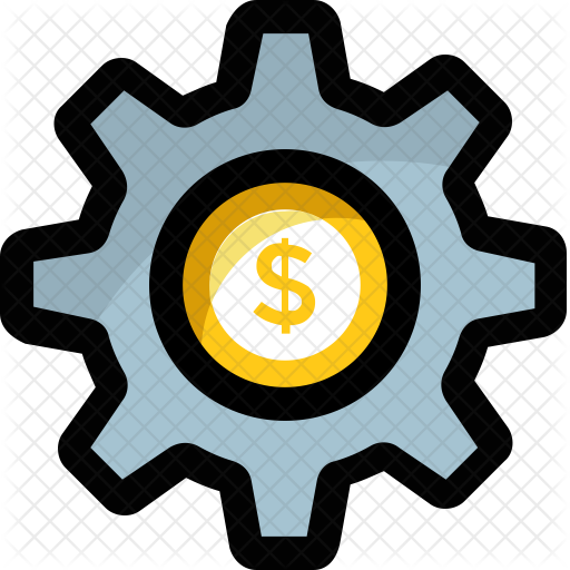 Financial Management Icon - Settings Wheel Icon (512x512)