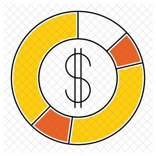 Money Management Icon - Halls Hcb-2100 Custom Laminated Badge - Circle (512x512)