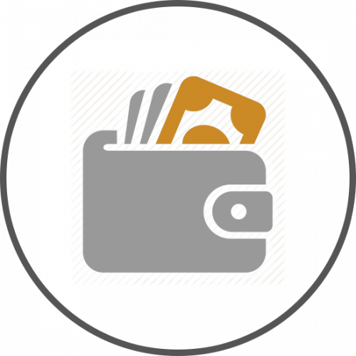 Money Management - Wallet Icon (500x500)