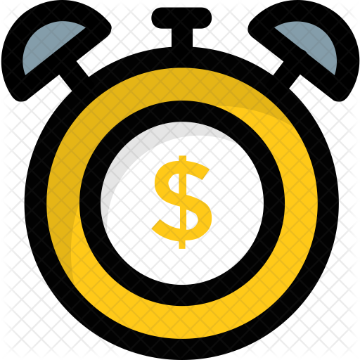 Time Is Money Icon - Time Management (512x512)