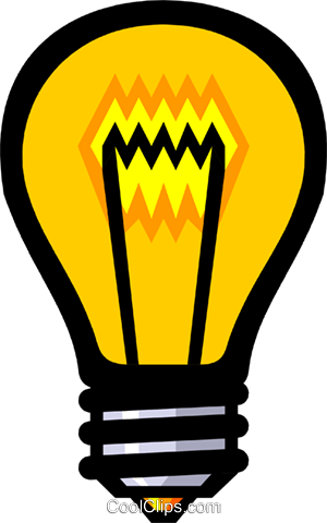 Pin Light Bulb Clip Art Free - Web Design (300x480)