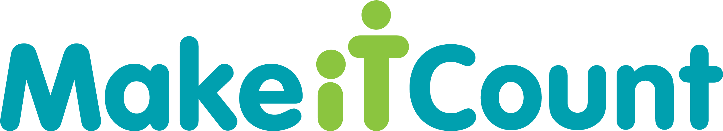 Make It Count Logo - Circle (2525x465)