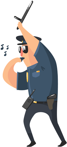 Align="right"/>correct Spelling, Punctuation, And Grammar - Cartoon (300x510)