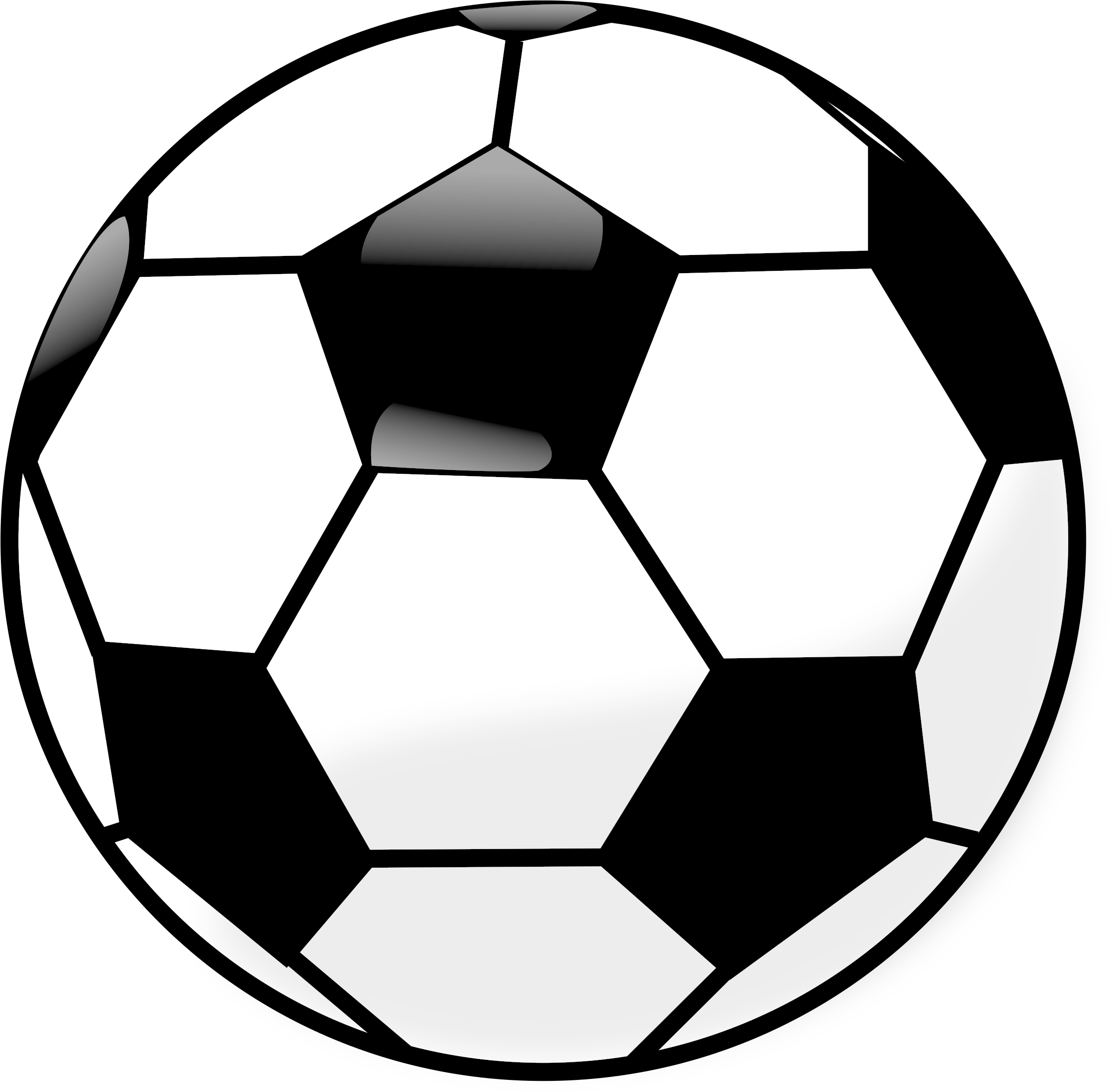 Clipart - Soccer Ball Clipart (2400x2359)