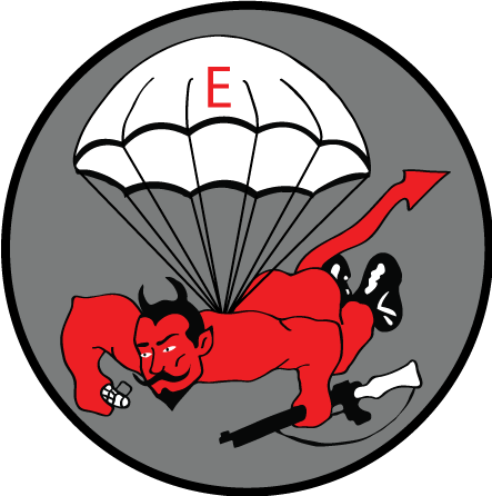 82nd Airborne, 508 Parachute Infantry Regiment, Easy - Dui-508th Parachute Infantry Regime Round Ornament (443x446)