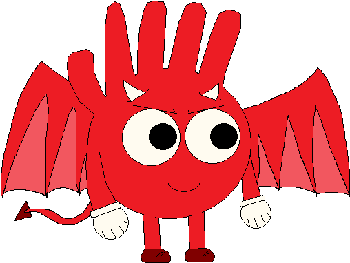 Devil Hand Sprite By Neopets2012 - Cartoon (536x410)