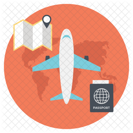 Air Travel Icon - Antifa (512x512)