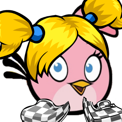 Sherbertsoda Pink Bird - Angry Birds Stella Party Plates (420x420)