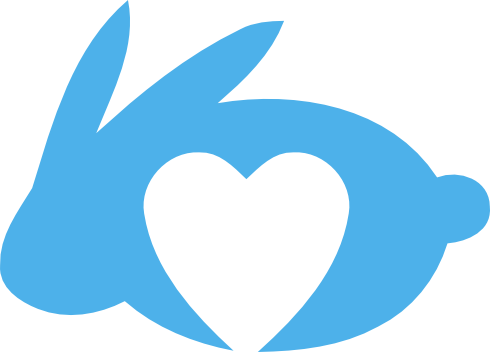 Nest Clipart Rabbit - Rabbit Shelter Logo (490x352)