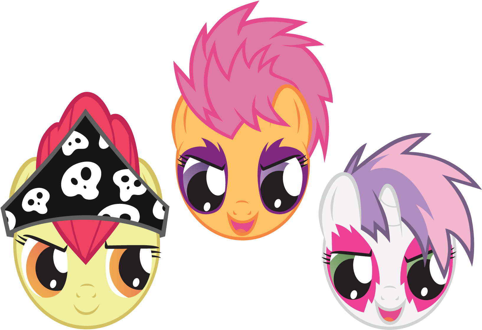 Pony Pink Mammal Vertebrate Horse Like Mammal Fictional - Cutie Mark Crusaders (1700x1171)