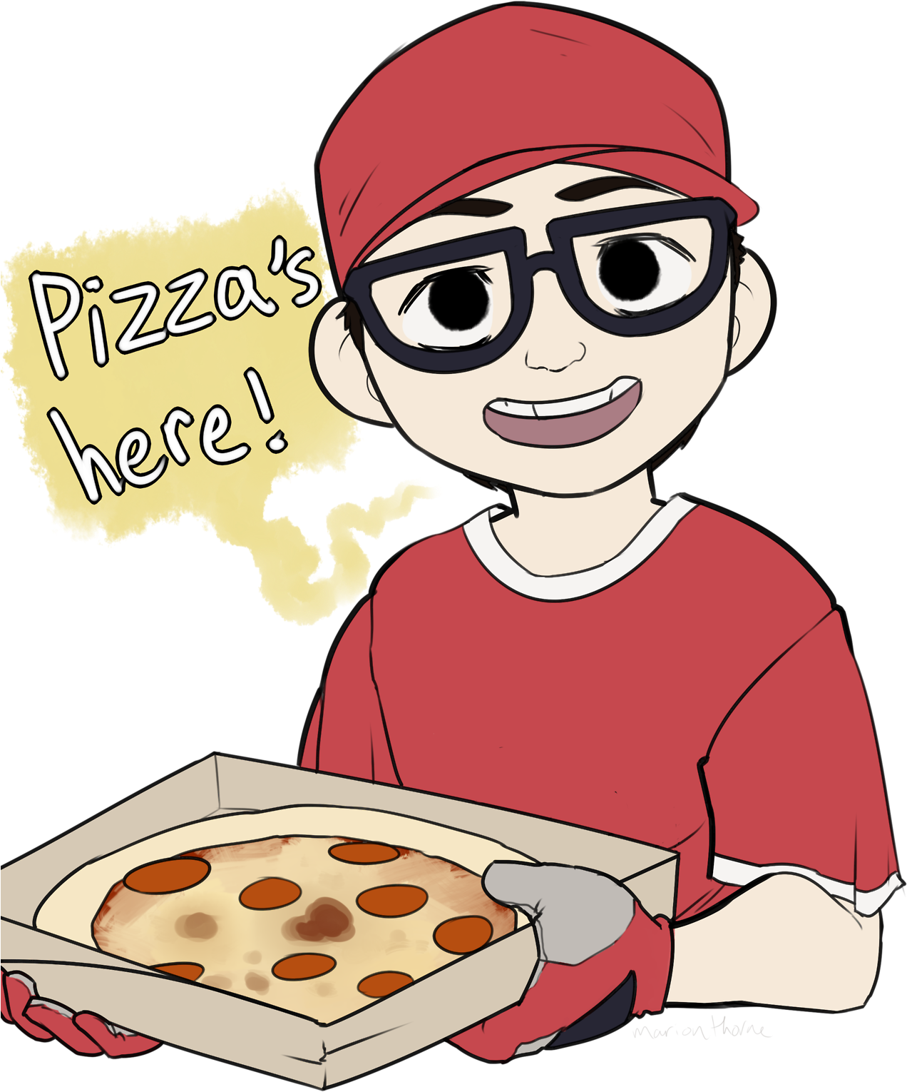 “ Why Are The Pizza Boy Gloves So Stylish - Dead By Daylight Dwight Pizza (1280x1810)