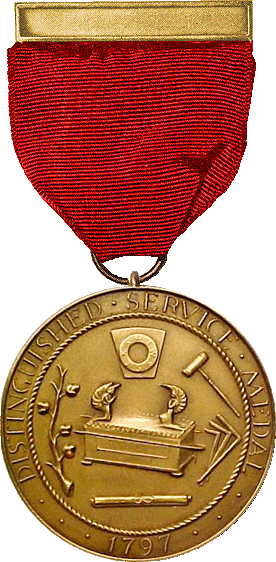 Distinguished Service Medal - Arch Masons Royal Arch Picture Of The Bronze Distinguished (276x562)