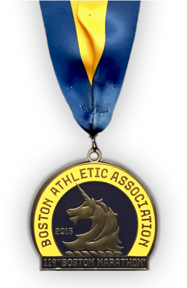 2015 Boston Marathon Finisher Medal - Boston Marathon Medal 2018 (472x573)