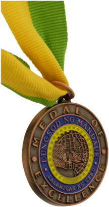 Mandaue City Hall Medal Of Excellence Bronze 38mm - Bronze Medal (480x480)