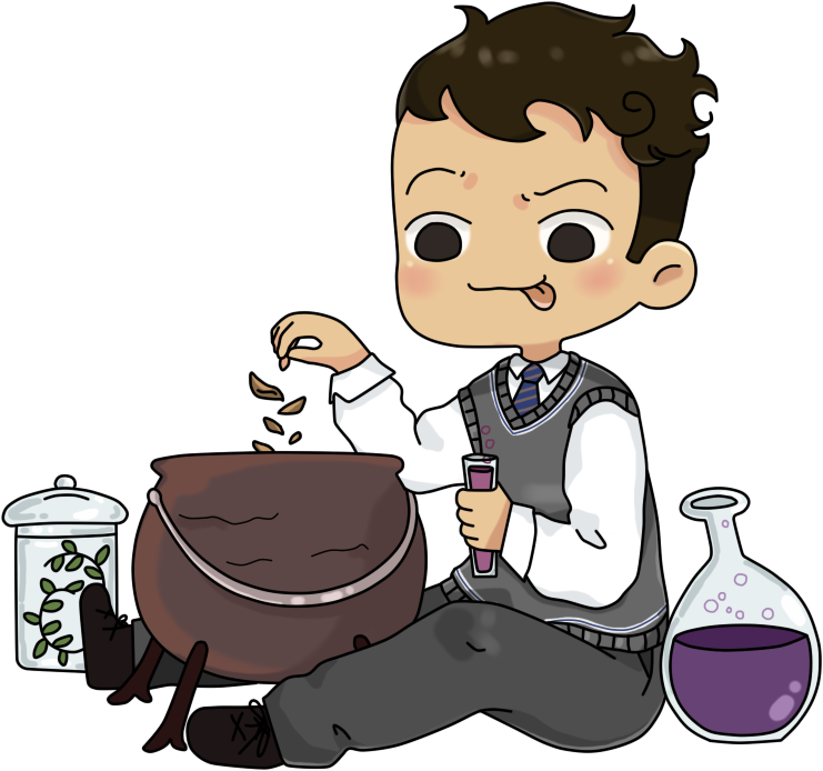 Kioko Ravenclaw - Cartoon (800x800)