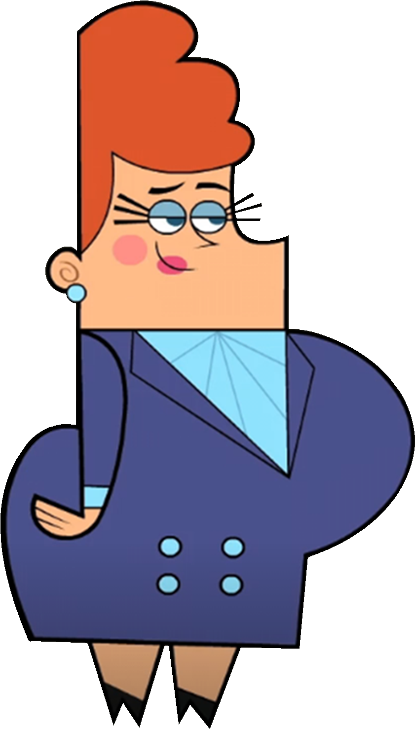 She First Appeared In "transparents \ - Fairly Odd Parents Principal (942x1570)