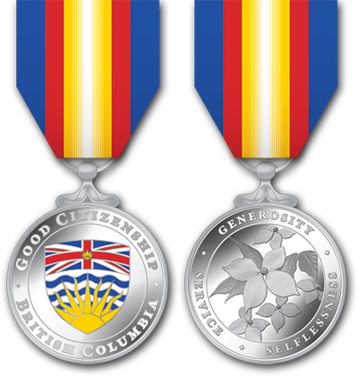 Medal Of Good Citizenship Front & Back View - Medal Of Good Citizenship (400x420)