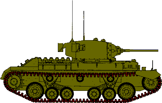 Military Tank Clipart Realistic - 2nd World War Tanks (525x333)