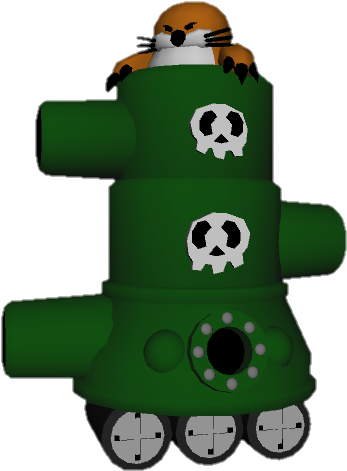 Maybe A Bigger Tank Would Be Possible - Super Mario Monty Tank (475x484)