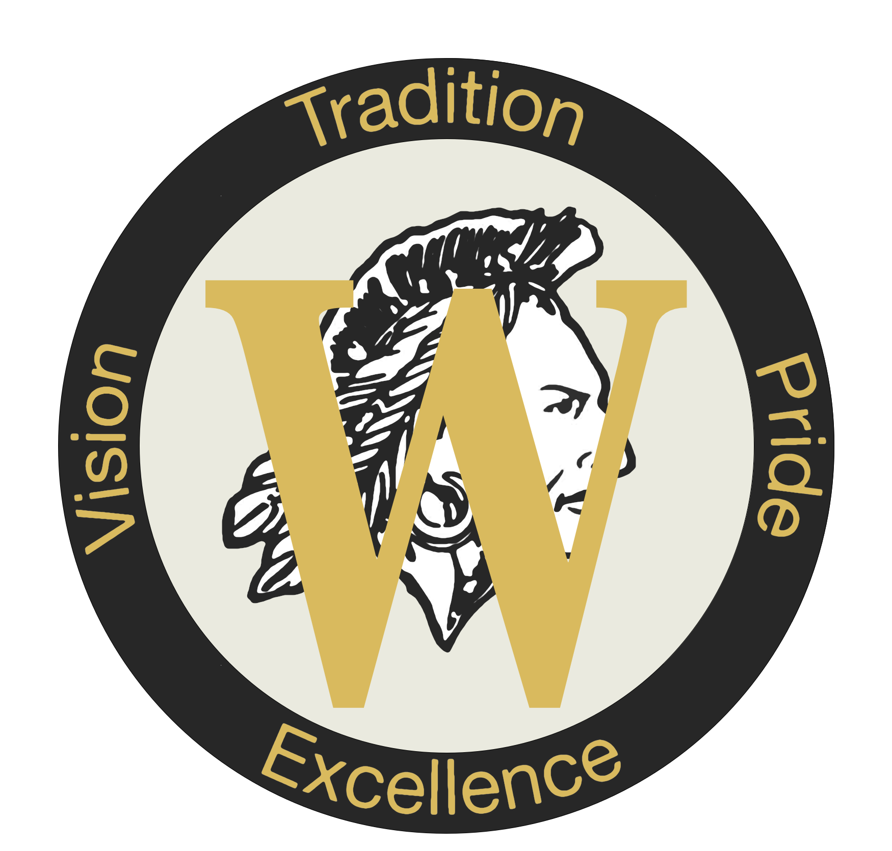 Logo Wantagh Middle School - Portrait Of A Man (1750x1750)
