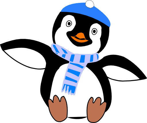 Winter Clipart Free - Adã©lie Penguin (512x428)