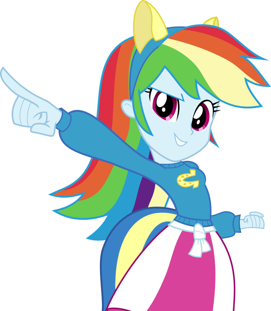 Rainbow Dash Singing Make A Change [eg] By Aqua-pony - Rainbow Dash Eg Vector (1024x1175)