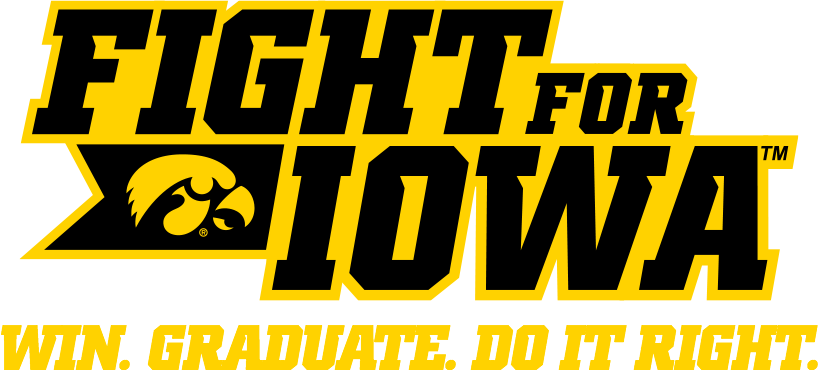 Fight For Iowa - College Flags And Banners Co. Iowa Hawkeyes Fight For (820x370)