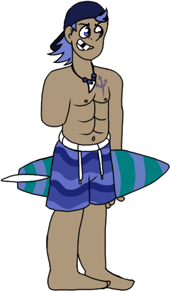 Neptune By Art Tart Taffyness - Cartoon (350x625)