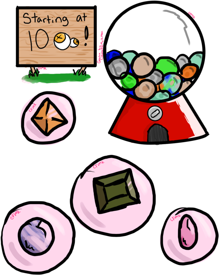 New Gacha Machine Clo S E D By Cupcakeformykitten - New Gacha Machine Clo S E D By Cupcakeformykitten (774x1032)