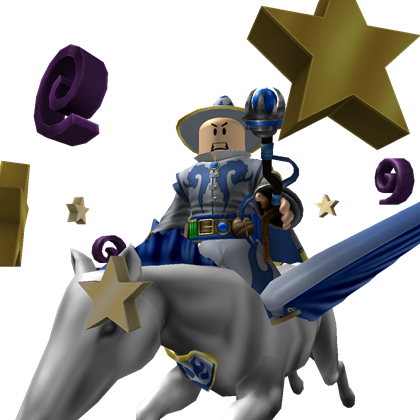 Astral Isle Wizard Riding A Pegasus - Action Figure (420x420)