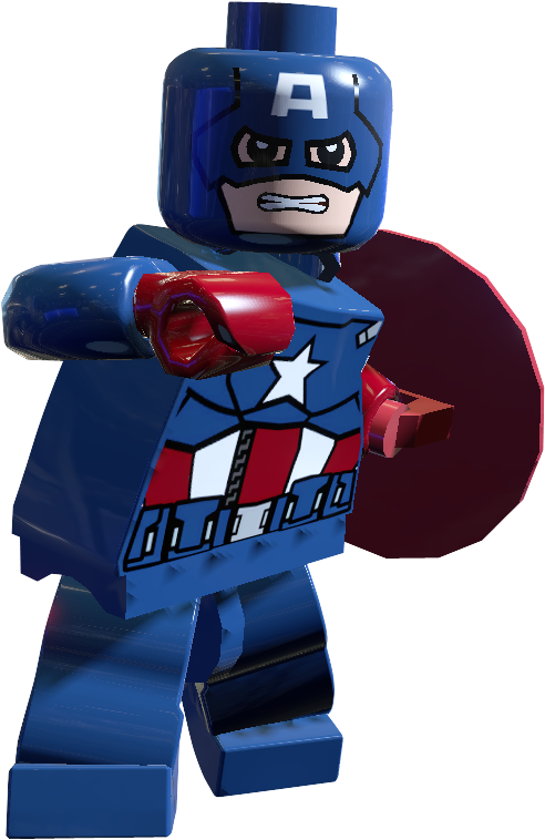 28 Collection Of Lego Captain America Clipart - Marvel Superheroes Lego Captain America (591x857)