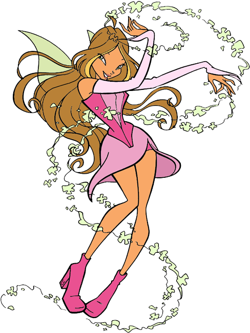 Fairy Flora - Winx Club Flora Polyvore (496x652)