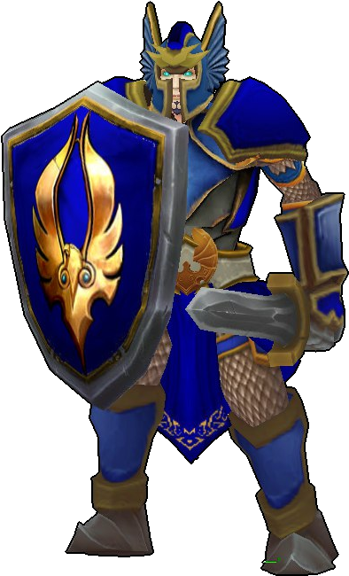 High Elf Footman Image - Warcraft 3 Footman Png (515x698)