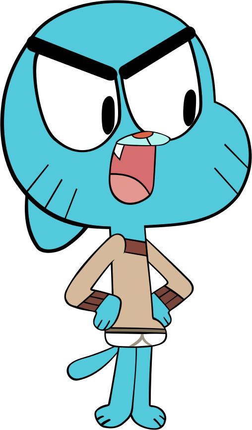 Gumball That's Not The Pizza Cutter My Version By Megarainbowdash2000 - Gumball O Incrivel Mundo De Gumball (508x865)