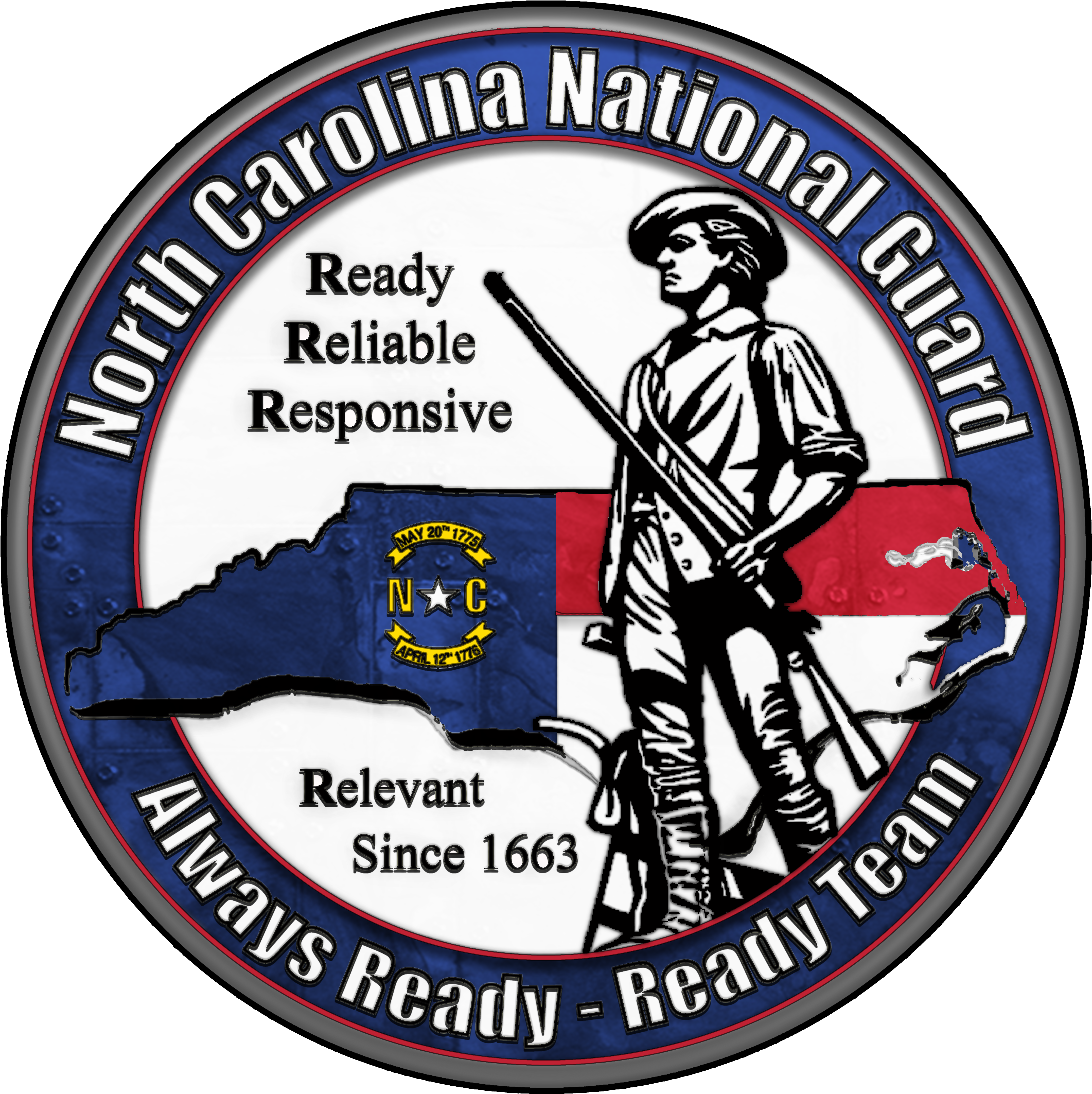North Carolina Army National Guard Logo - North Carolina National Guard (4776x4722)