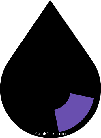 Oil Drop Royalty Free Vector Clip Art Illustration - Oil Drop Royalty Free Vector Clip Art Illustration (350x480)