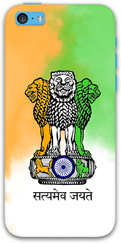 National Emblem Of India Iphone 5c Mobile Back Case - National Emblem Of India (600x600)