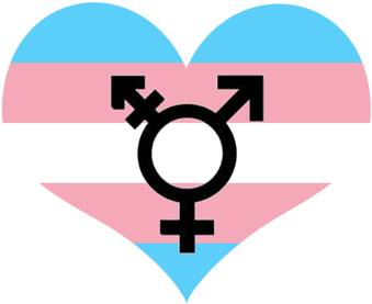 Transgender Heart - All Gender Symbol T-shirt Gay Lgbt Transgender Pride (400x321)