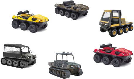 Вездеходы И Болотоходы - Argo 958-88 18" Rubber Track Assembly Kit (457x272)