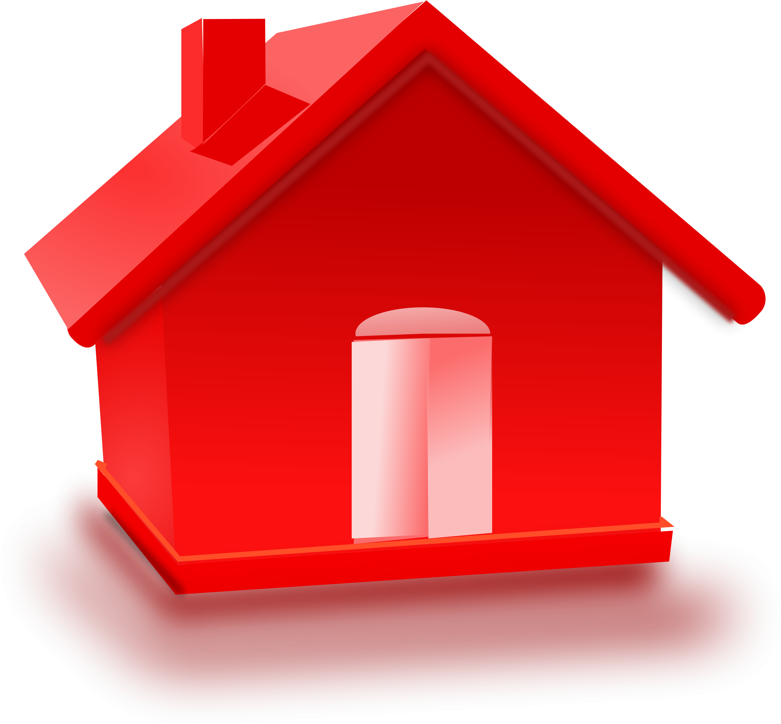 Buy - Red Home Button Png (3000x3000)