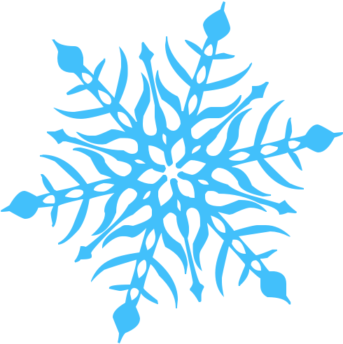Gregory Gopman Snowflake - Blue Snowflakes Transparent Clipart (512x512)