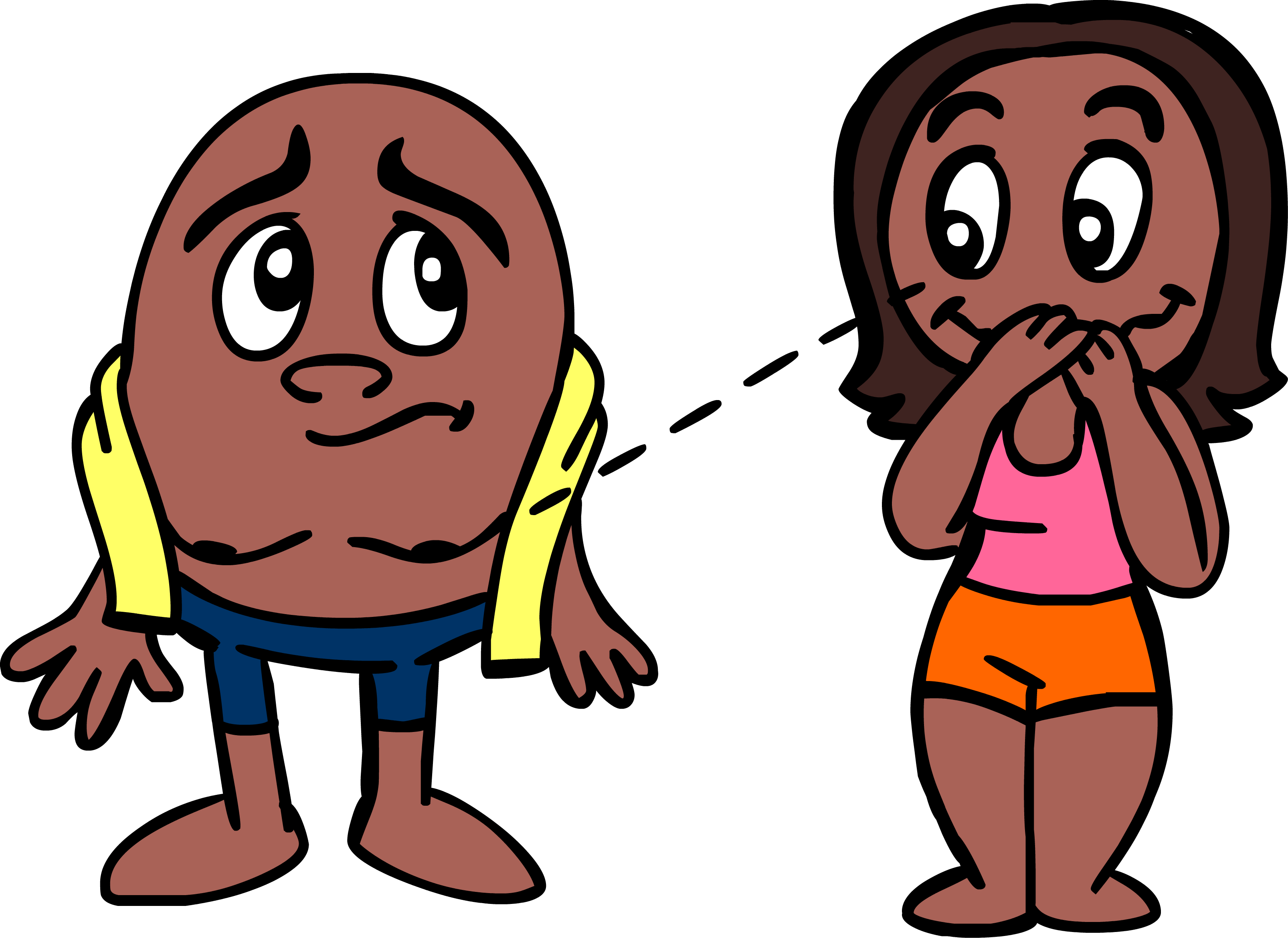 How To Get Man Boobs Faq - Cartoon (3213x2340)