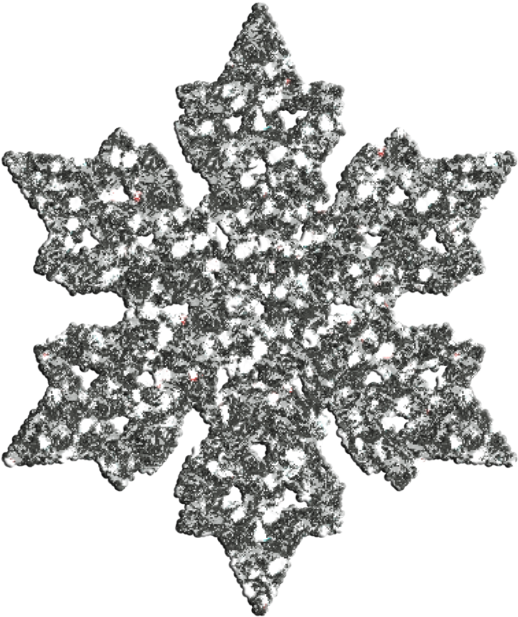 Snowflakes - Christmas Ornament (1000x1000)
