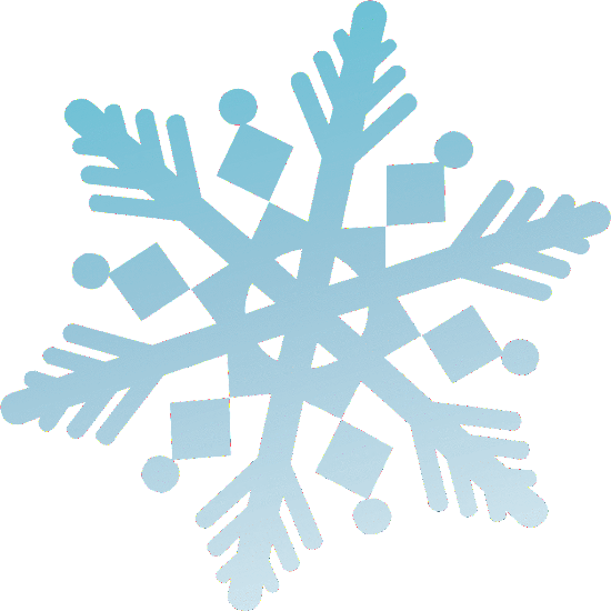 12" Blue Snowflake Window Cling Window Flakes Blue - Snowflakes Png (550x550)