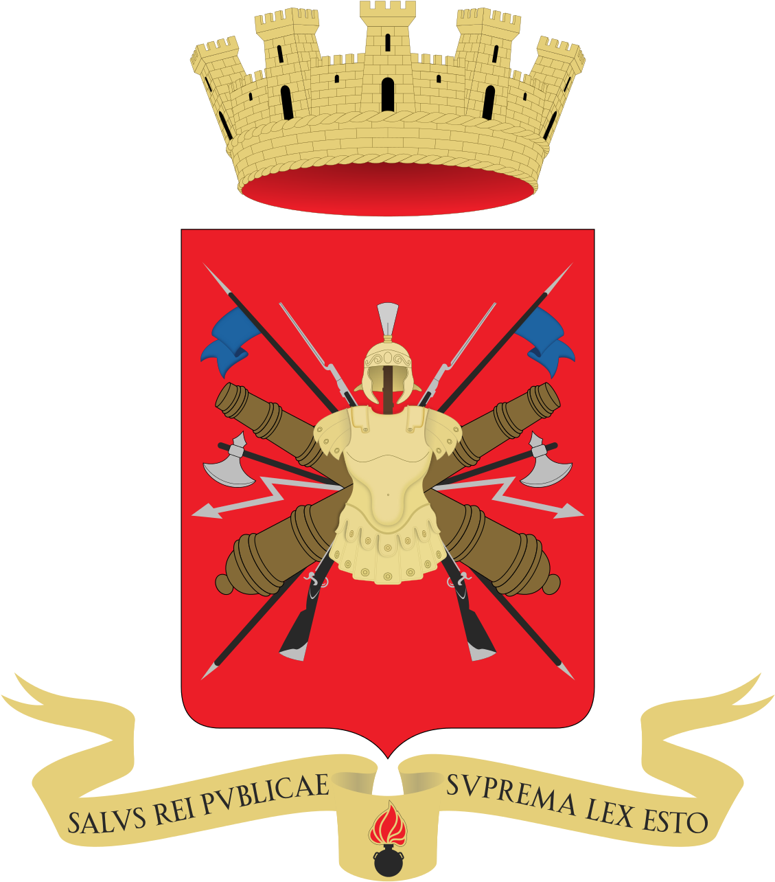 Italy Coat Of Arm Military (1200x1358)