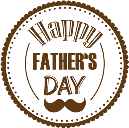Happy Fathers Day Round Badge - Fathers Day Banner Gratis (512x512)