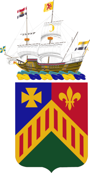 124th Armor Regiment, New York Army National Guard - Coa - 127th Armor Regiment Ornament (round) (312x599)