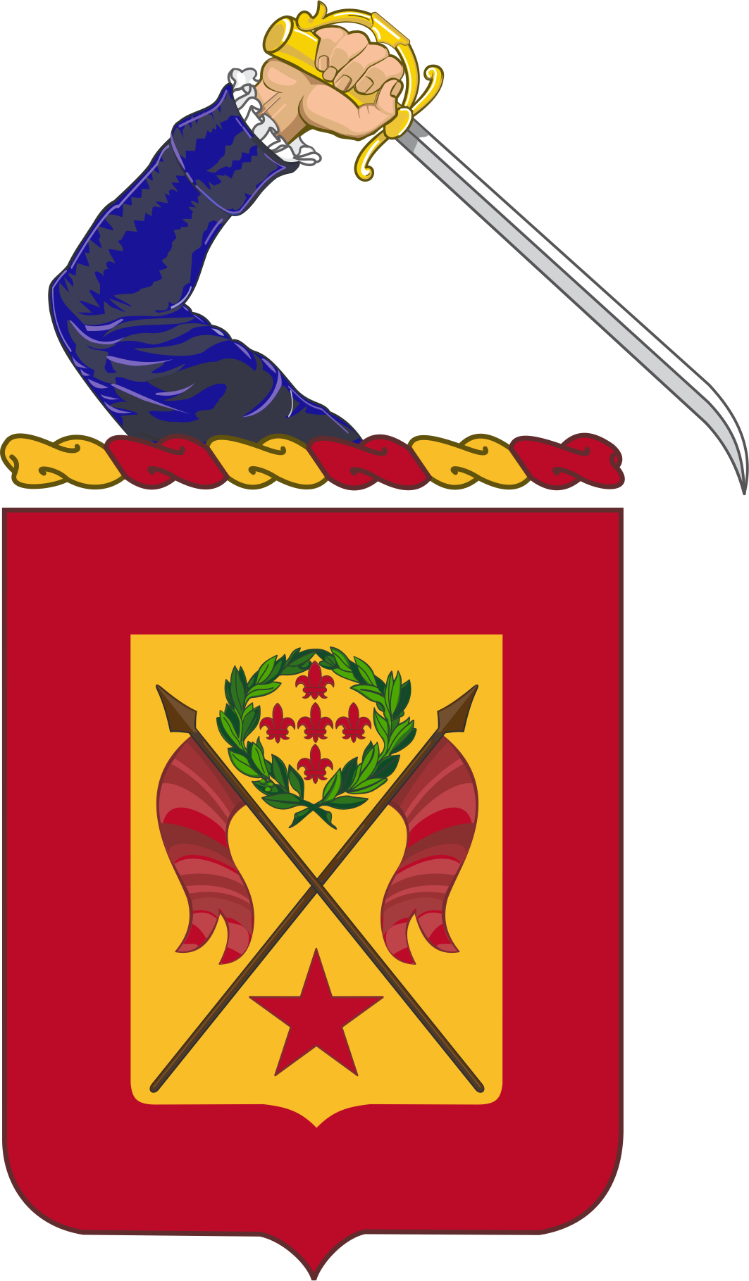 221st Field Artillery Battalion - Crest (1063x1819)
