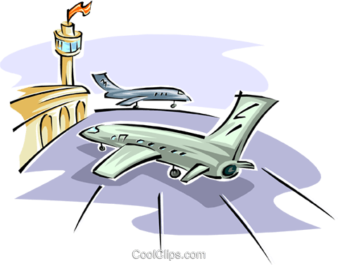 Airport Royalty Free Vector Clip Art Illustration Tran0878 - Airport Royalty Free Vector Clip Art Illustration Tran0878 (480x377)