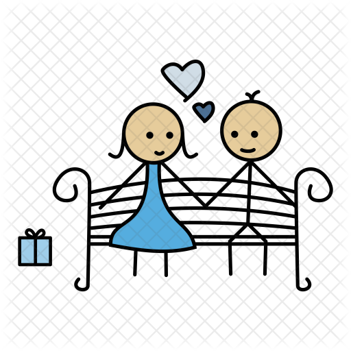 Love, Flowers, Garden, Date, Stick, Boy, Girl, Gift - Boy Girl Date Icon (512x512)
